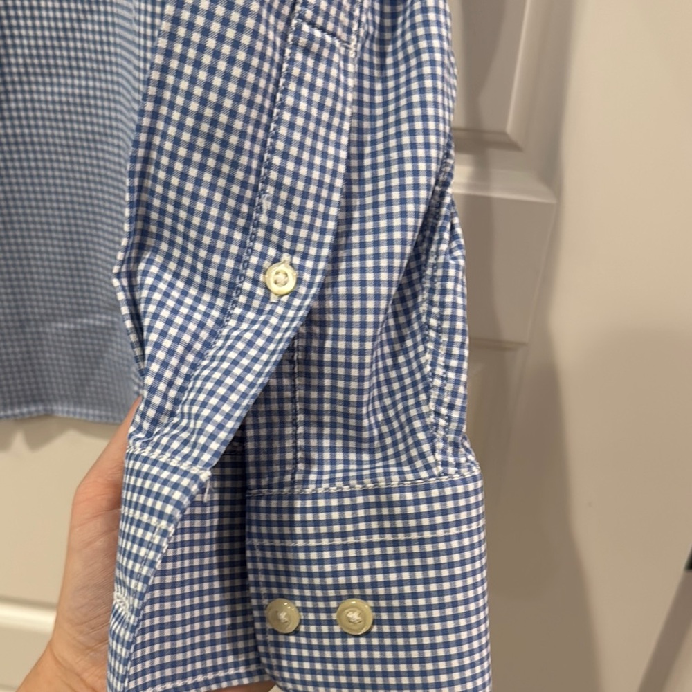 Authentic Masters Peter Millar Blue Checkered Men… - image 4